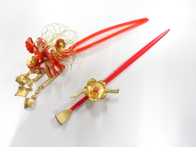 Japanese Kimono / Antique / Hair Accessories